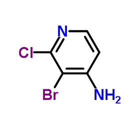4-氨基-3-溴-2-氯吡啶结构式