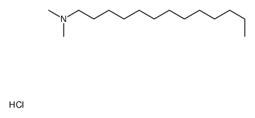 N,N-dimethyltridecan-1-amine,hydrochloride结构式