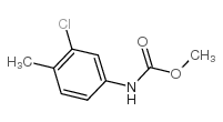 3-氯-4-甲基苯基氨基甲酸甲酯结构式