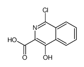 1-氯-4-羟基异喹啉-3-羧酸结构式