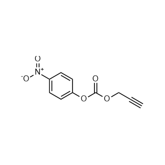 4-硝基苯基丙-2-炔-1-基碳酸酯结构式