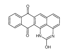 1H,3H-naphtho[2,3-e]perimidine-2,8,13-trione结构式