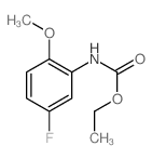 Carbanilic acid,5-fluoro-2-methoxy-, ethyl ester (7CI,8CI) Structure