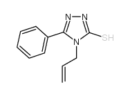 4-丙烯基-5-苯基-4H-[1,2,4]-噻唑-3-硫醇结构式