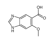 1H-Benzimidazole-5-carboxylicacid,6-methoxy-(9CI) Structure