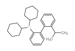 2-(Dicyclohexylphosphino)-2'-isopropylbiphenyl结构式