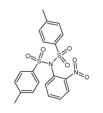 N,N-bis(p-tolylsulfonyl)-2-nitroaniline结构式