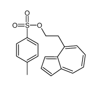 2-azulen-4-ylethyl 4-methylbenzenesulfonate结构式