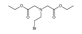 N,N-bis(ethoxycarbonylmethyl)-2-bromoethylamine结构式