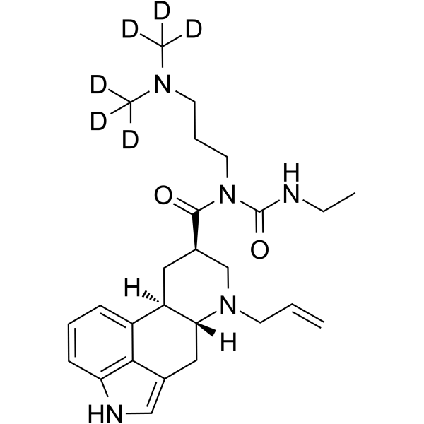 Cabergoline-d6 Structure