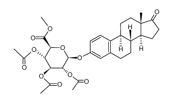 Estrone β-D-Glucuronide Triacetate Methyl Ester结构式