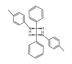 dl-N,N'-bis(4-methylphenyl)-1,2-diphenyl-1,4-ethanediamine结构式