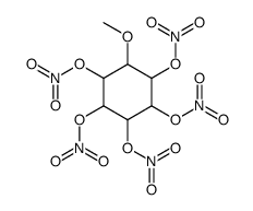 Quebrachitol pentanitrate Structure