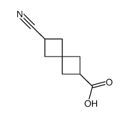 6-Cyanospiro[3.3]heptane-2-carboxylic acid Structure