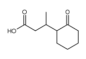 3-(2-oxo-cyclohexyl)-butyric acid Structure