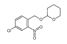 4-chloro-2-nitro-1-[[(tetrahydro-2H-pyran-2-yl)oxy]methyl]benzene结构式