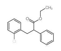 Benzenepropanoic acid,2-chloro-a-phenyl-, ethyl ester结构式