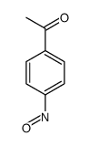 Ethanone, 1-(4-nitrosophenyl)- (9CI) Structure