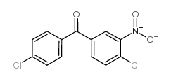 (4-氯-3-硝基苯基)-(4-氯苯基)-甲酮结构式