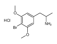 1-(4-bromo-3,5-dimethoxyphenyl)propan-2-amine,hydrochloride Structure