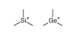 trimethylgermanium,trimethylsilicon Structure