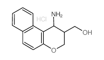 (1-AMINO-2,3-DIHYDRO-1H-BENZO[F]CHROMEN-2-YL)-METHANOL HCL结构式