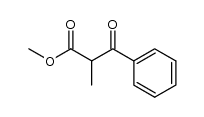 methyl α-benzoyl-α-methylacetate Structure