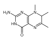 7,8-dihydro-6,7,8-trimethylpterin Structure