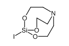 5-iodo-4,6,11-trioxa-1-aza-5-silabicyclo[3.3.3]undecane Structure