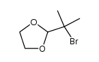 2-(1-bromo-1-methyl-ethyl)-[1,3]dioxolane Structure