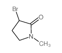 3-溴-1-甲基吡咯烷-2-酮结构式