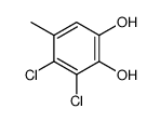 3,4-Dichloro-5-methyl-1,2-benzenediol Structure