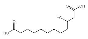 3-hydroxydodecanedioic acid structure