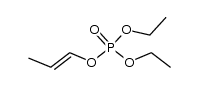 Phosphoric acid diethyl 1-propenyl ester结构式