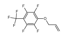 4-Trifluoromethyl-2,3,5,6-tetrafluorophenyl prop-2-enyl ether Structure