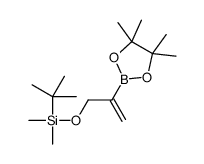 Tert-Butyldimethyl((2-(4,4,5,5-Tetramethyl-1,3,2-Dioxaborolan-2-Yl)Allyl)Oxy)Silane Structure