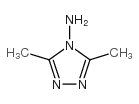 4H-1,2,4-Triazol-4-amine,3,5-dimethyl- Structure