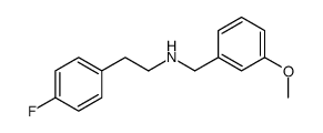 2-(4-fluorophenyl)-N-[(3-methoxyphenyl)methyl]ethanamine Structure