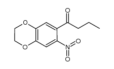 1-(7-nitro-2,3-dihydro-1,4-benzodioxin-6-yl)butan-1-one结构式