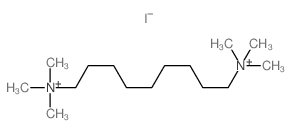 trimethyl-(9-trimethylammoniononyl)azanium结构式