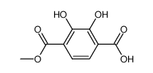 1,4-Benzenedicarboxylic acid, 2,3-dihydroxy-, monomethyl ester (9CI) structure