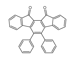 5,6-diphenyl-indeno[2,1-a]fluorene-11,12-dione结构式