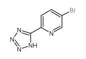 5-溴-2-(2H-四唑-5-基)吡啶结构式