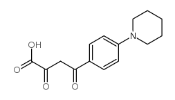 2,4-二氧代-4-(4-哌啶-1-苯基)丁酸结构式