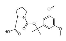 ALPHA,ALPHA-Dimethyl-3,5-dimethoxybenzyloxycarbonyl-L-proline结构式