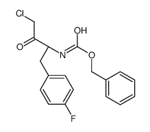 Z-4-氟-L-苯丙氨酸氯甲基酮结构式