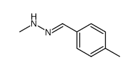 p-tolualdehyde methylhydrazone Structure