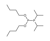 1,1-dibutoxy-2,2-diisopropyl-diphosphane结构式