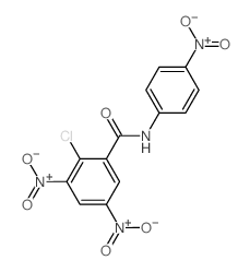 2-chloro-3,5-dinitro-N-(4-nitrophenyl)benzamide Structure