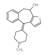 10-(1-methylpiperidin-4-ylidene)-4,5-dihydrobenzo[1,2]cyclohepta[3,4-b]thiophen-4-ol Structure